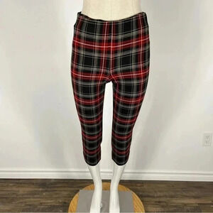 ❤️ Le chateau London is Calling Plaid Ankle Pants Size 0